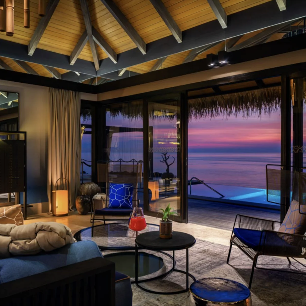 velaa interior sunset